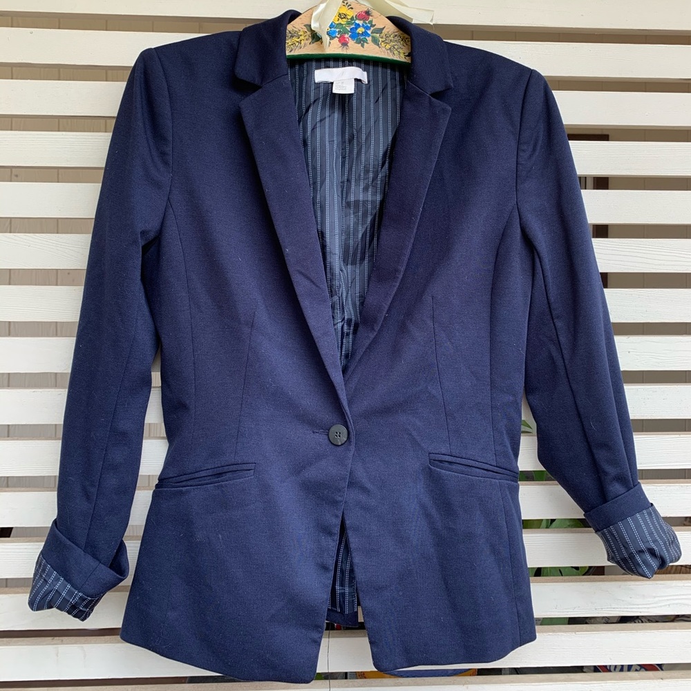 💋 H&M Navy Blazer